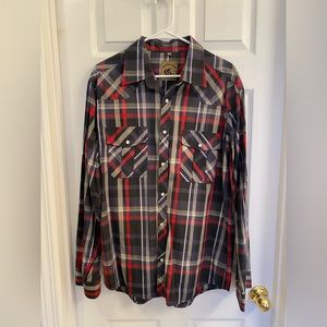 Western Pearl Snap Button Down